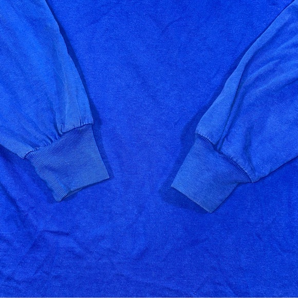 VTG 90’s Blue Russel Athletic Long Sleeve Shirt Size M - Picture 4 of 5